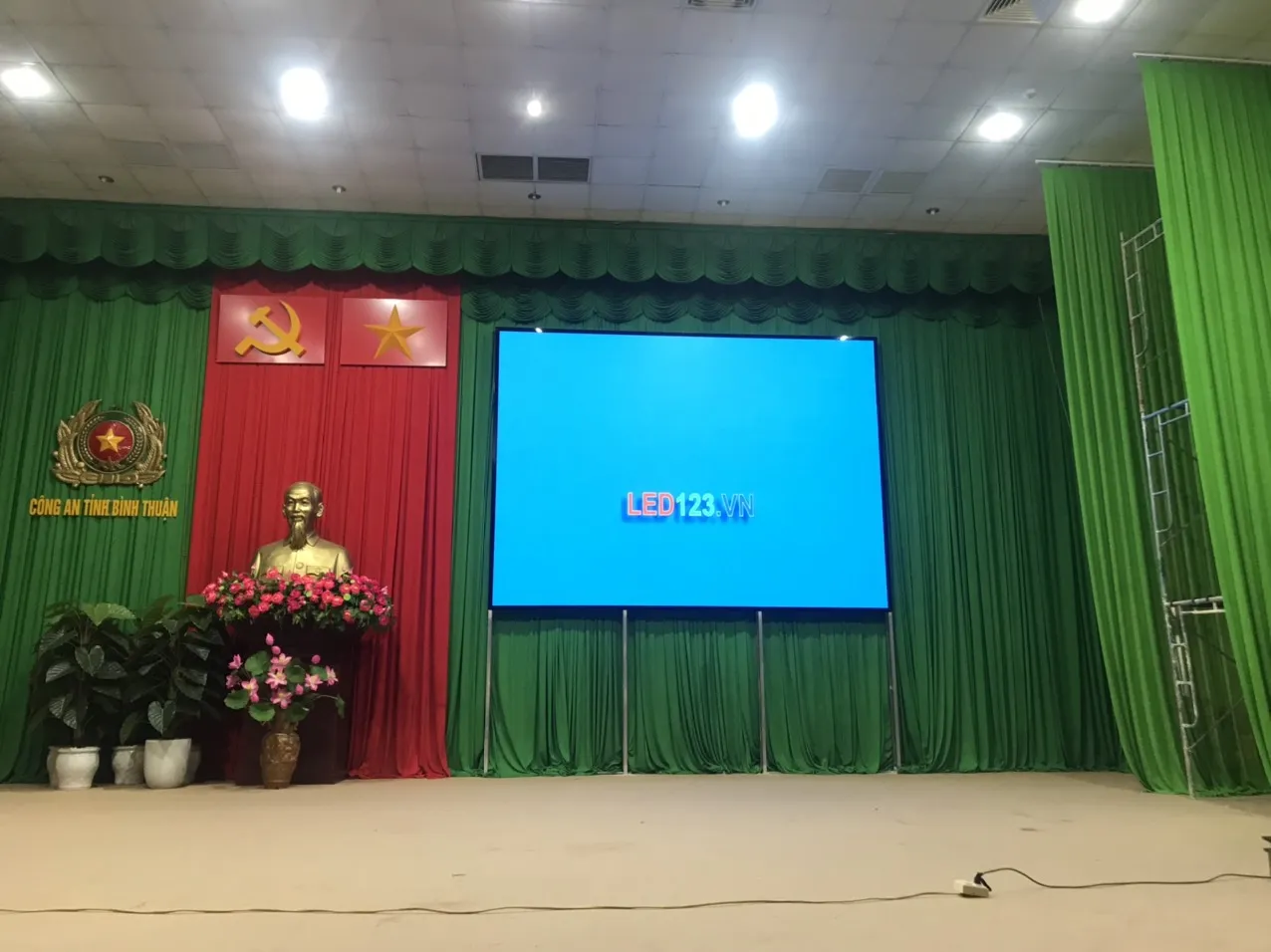 Cung cấp hệ thống màn hình LED cho Công an tỉnh Bình Thuận