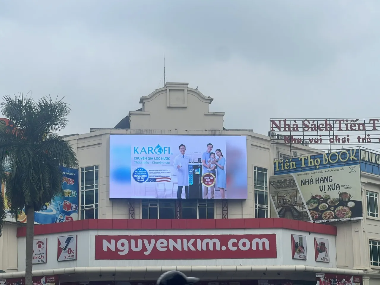 Cung cấp, lắp đặt 72m² màn hình LED ngoài trời tại Thanh Hóa