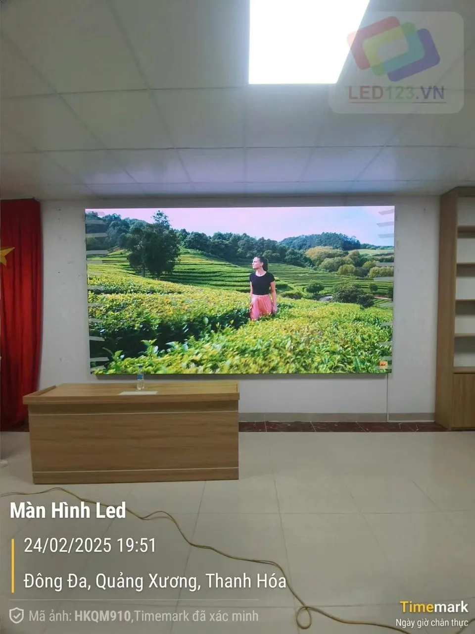 Màn hình LED P2.5 cho trường học tại Thanh Hóa