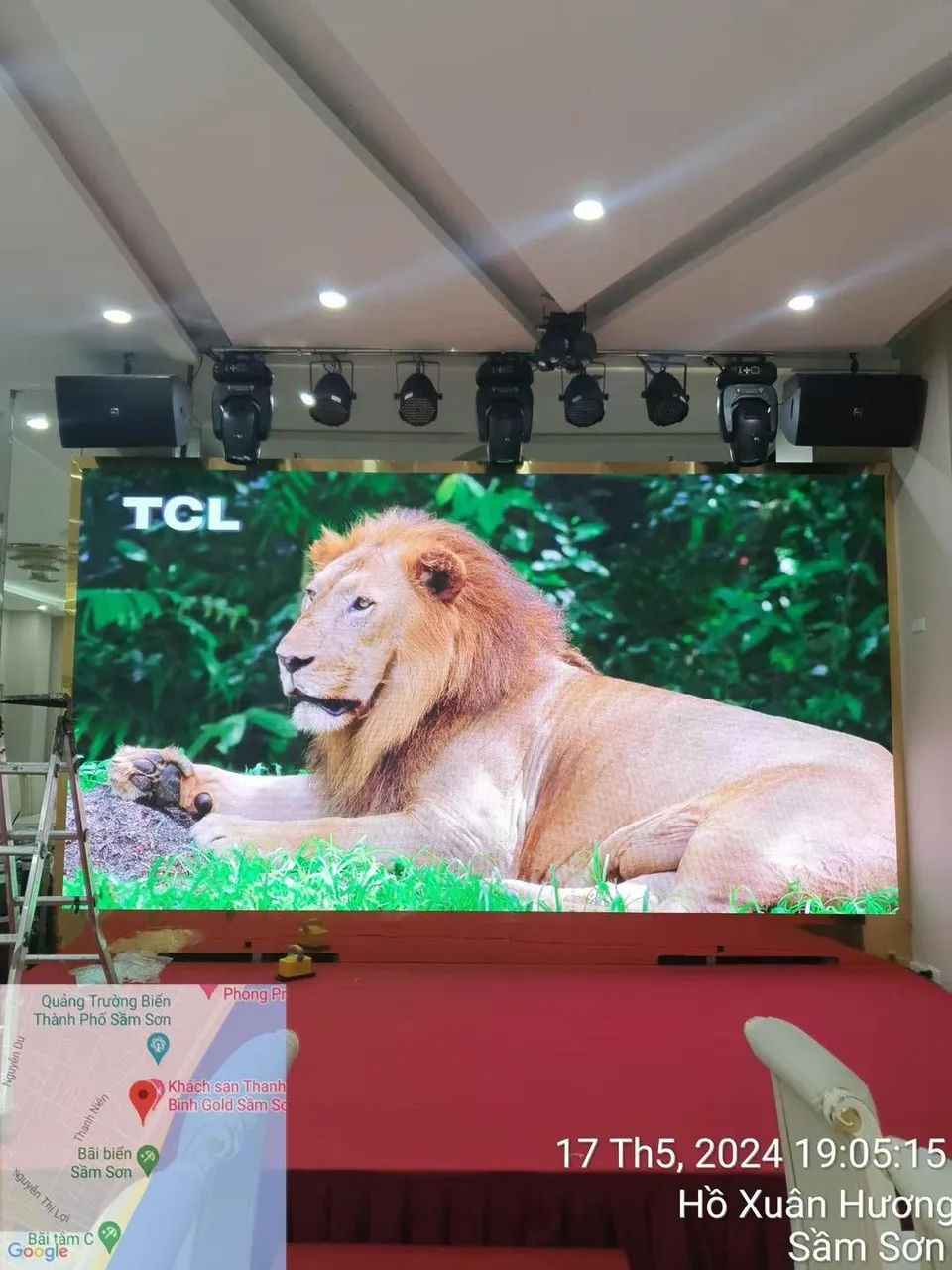 Màn hình LED P2.5 cho hệ thống khách sạn Phượng Hoàng