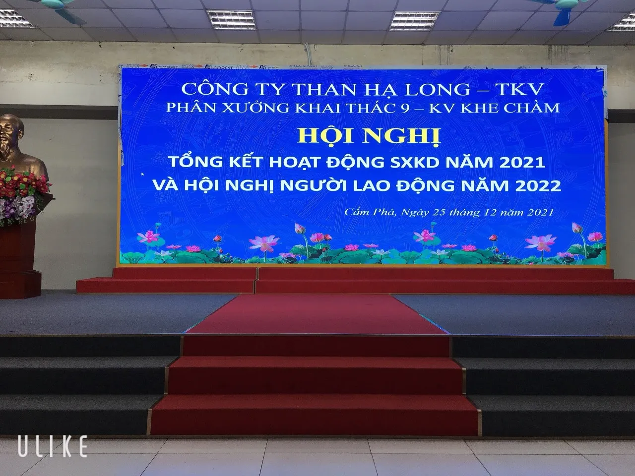 Màn hình LED P2.0 cho Tổng công ty Than Hạ Long
