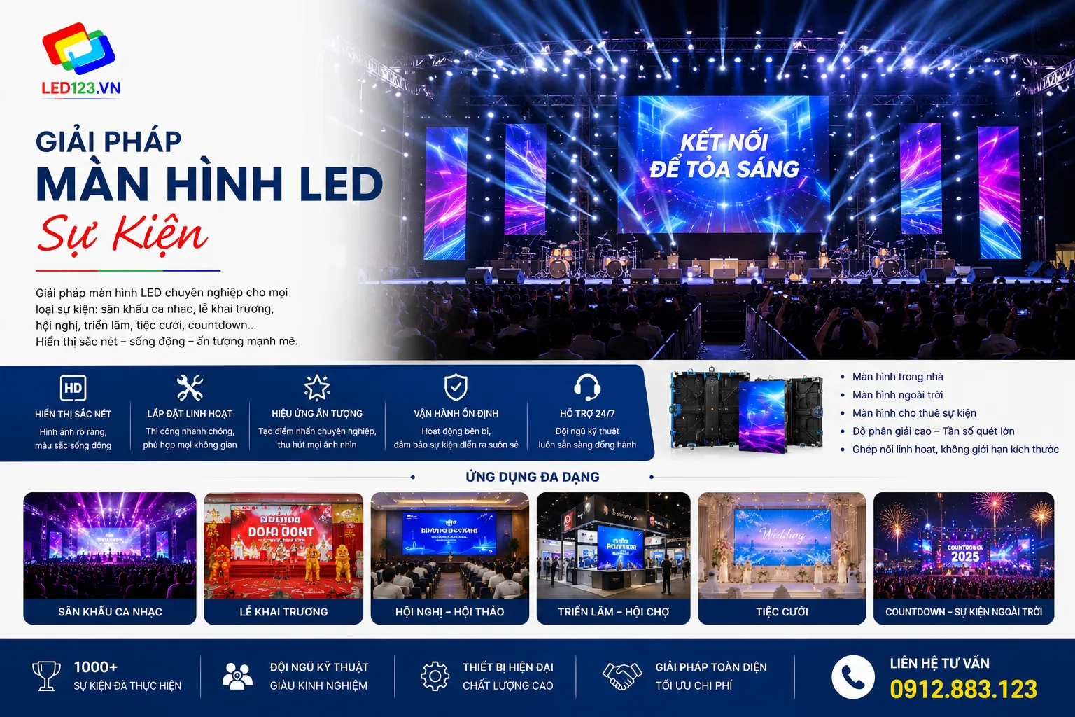 Màn hình led sự kiện