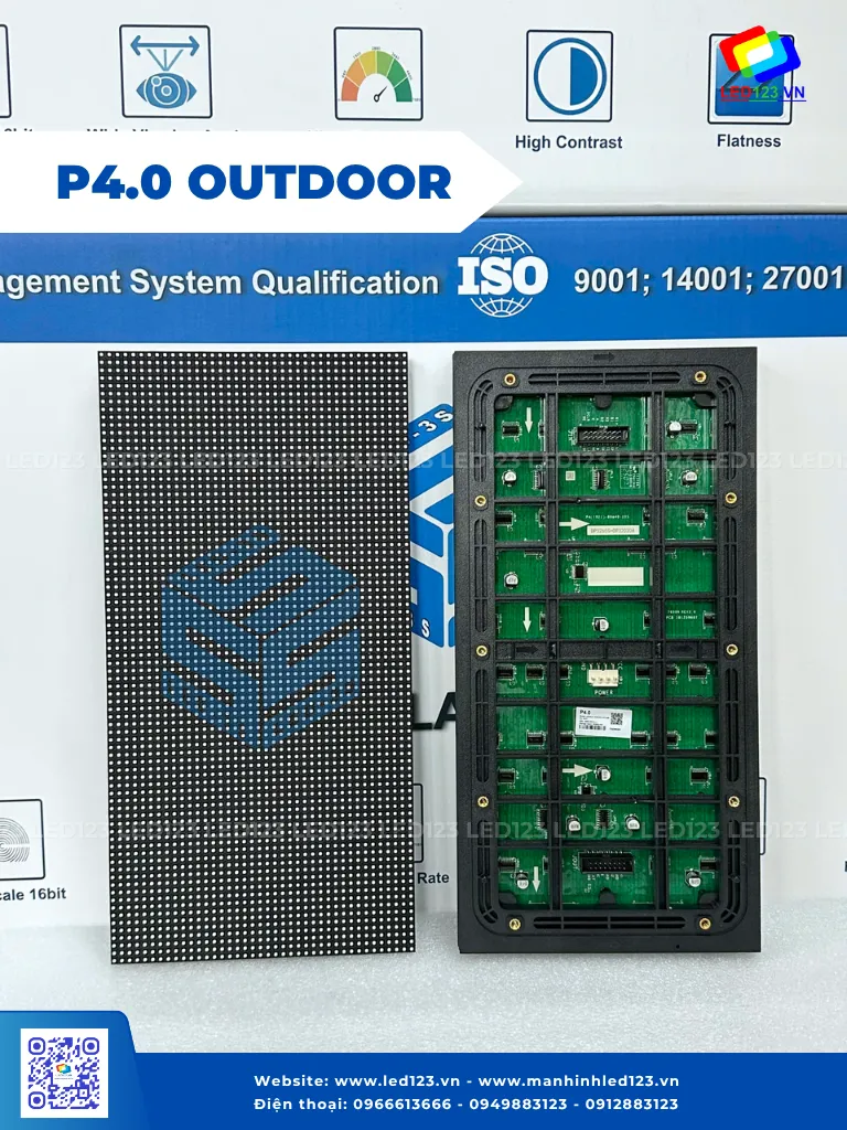 P4.0 Outdoor | Module màn hình LED ngoài trời