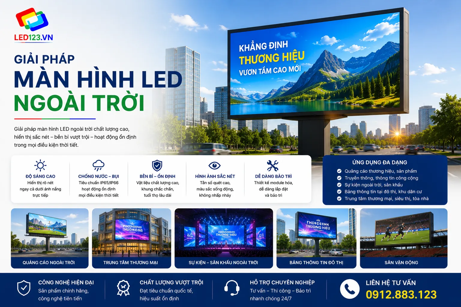 Màn hình led ngoài trời