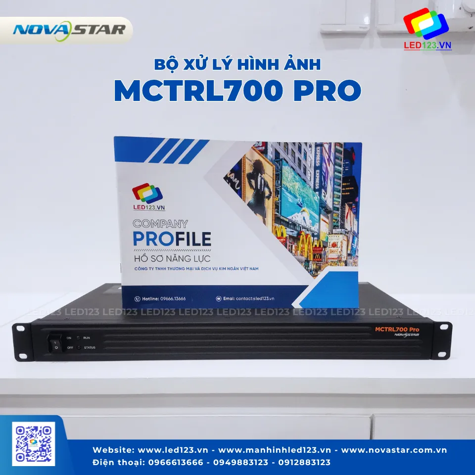 MCTRL700 Pro NovaStar | Bộ Xử Lý Hình Ảnh LED Cascade 20 Thiết Bị, Độ Trễ Dưới 1ms