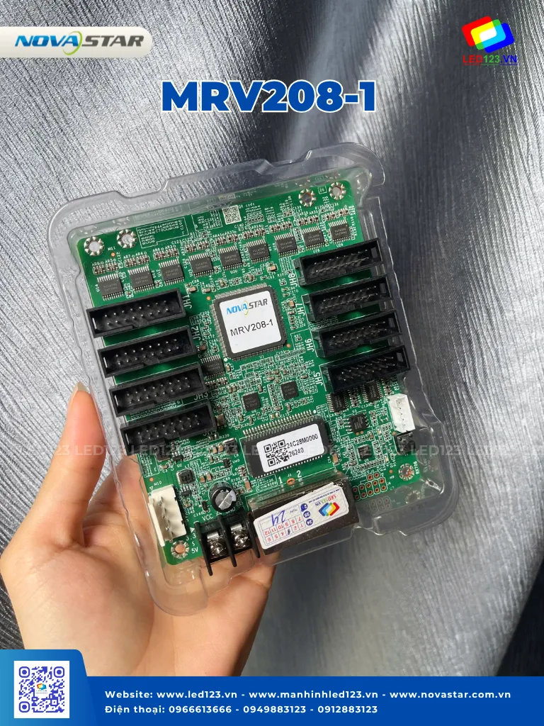MRV208-1 NovaStar | Card điều khiển màn hình led 8 cổng, ổn định