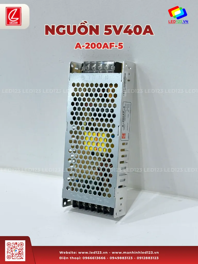Nguồn LED 5V40A CZCL ( A-200AF-5)