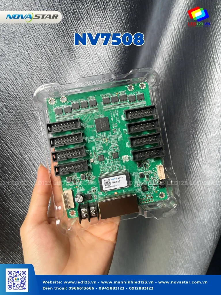 Card Thu NV7508 NovaStar Chính Hãng — Thông Số Kỹ Thuật Đầy Đủ, Giá Tốt
