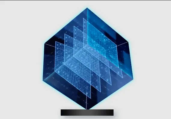 màn hình LED khối 3D hiển thị 360° độc đáo
