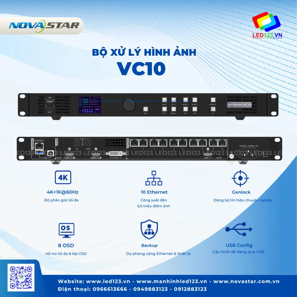 VC10 NovaStar - Bộ điều khiển màn hình LED all-in-one chính hãng